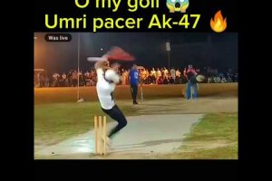 O my goli 😱Umri pacer AK-47 🔥#tapeballcricket #youtubeshorts #shortsfeed#trendingshorts #viralshort