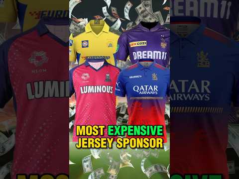 Top 4 Most Expensive Jersey Sponser in IPL 2025 #shorts