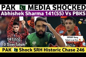 Pak Media Shocked on Abhishek Sharma 141(55) Vs PBKS | SRH Vs PBKS IPL 2025 Match | SRH Beat PBKS |