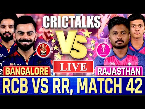 🔴 IPL Live: RCB vs RR, 42nd Match | IPL Live Scores & Commentary | Bangalore vs Rajasthan, 3 Ov 🔴 IPL Live: RCB vs RR, 42nd Match | IPL Live Scores & Commentary | Bangalore vs Rajasthan, 3 Ov