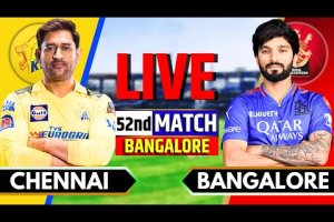 Live: RCB vs CSK, IPL 2025 52nd Match Live Score | Live Cricket Match Today | Bengaluru vs Chennai