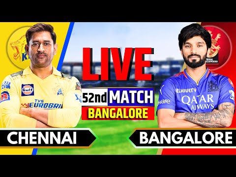 Live: RCB vs CSK, IPL 2025 52nd Match Live Score | Live Cricket Match Today | Bengaluru vs Chennai Live: RCB vs CSK, IPL 2025 52nd Match Live Score | Live Cricket Match Today | Bengaluru vs Chennai