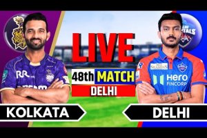 Live: DC vs KKR, IPL 2025 48th Match Live Score | Live Cricket Match Today | Delhi vs Kolkata