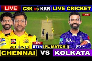 🔴Live: CSK vs KKR, 57th IPL Match | IPL Live Scores & Commentary | Chennai vs Kolkata | Last 8 Overs